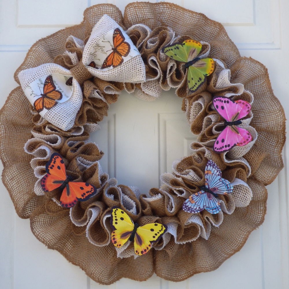 Butterfly Wreath.